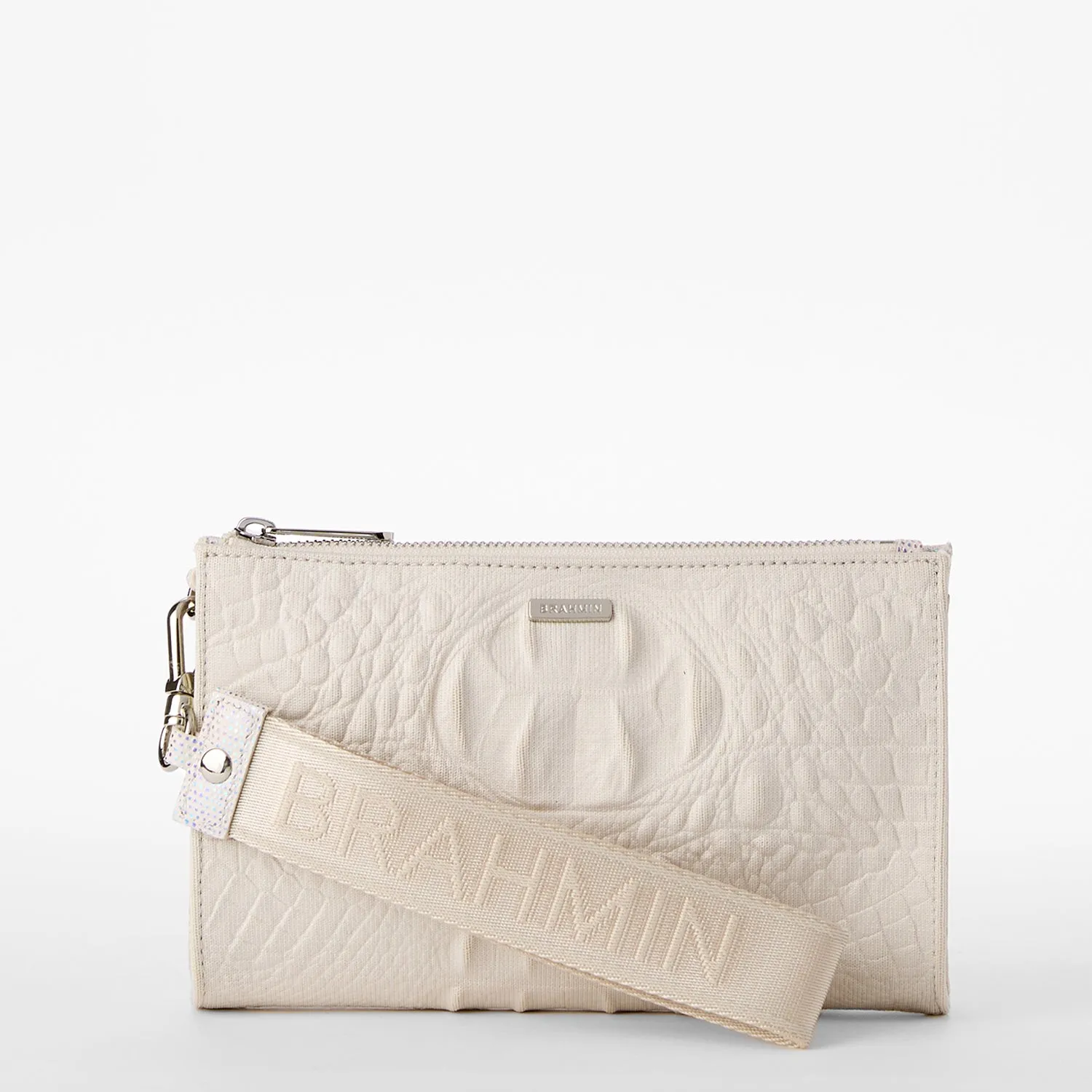 Adia Clutch Beige Brahmin Luxe Leisure