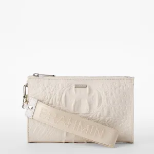 Adia Clutch Beige Brahmin Luxe Leisure