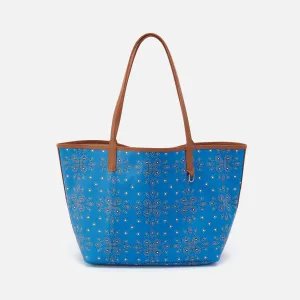 All That Tote In Coated Canvas - Blue Journey Bandana