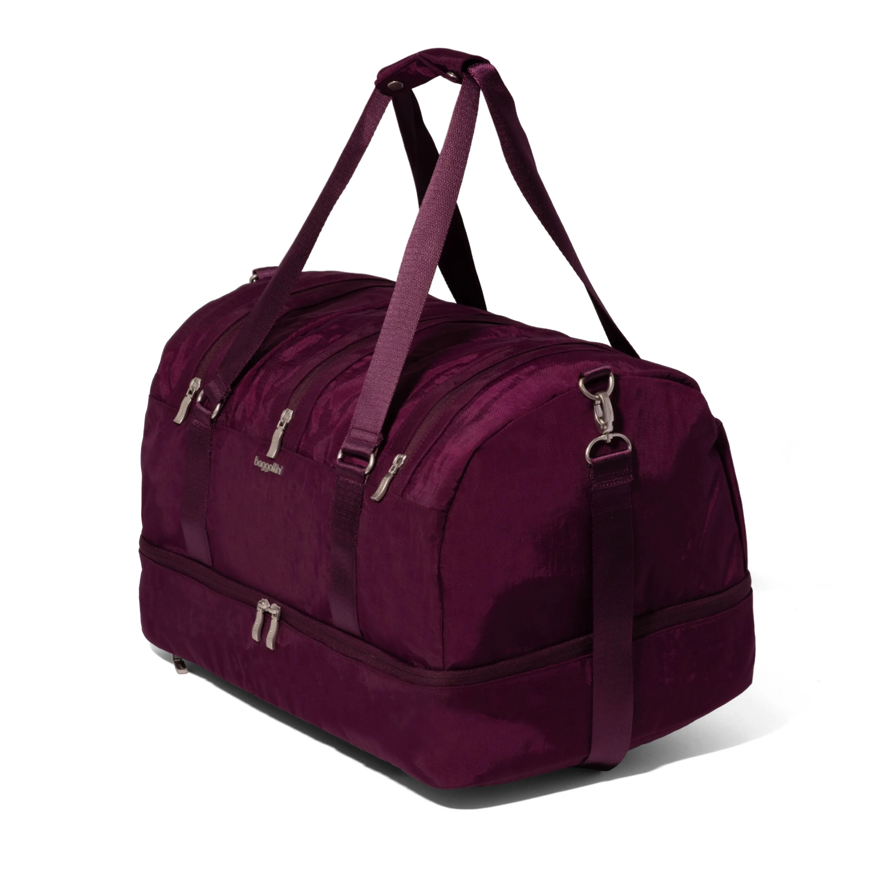baggallini MultiZip Convertible Duffel Bag Backpack