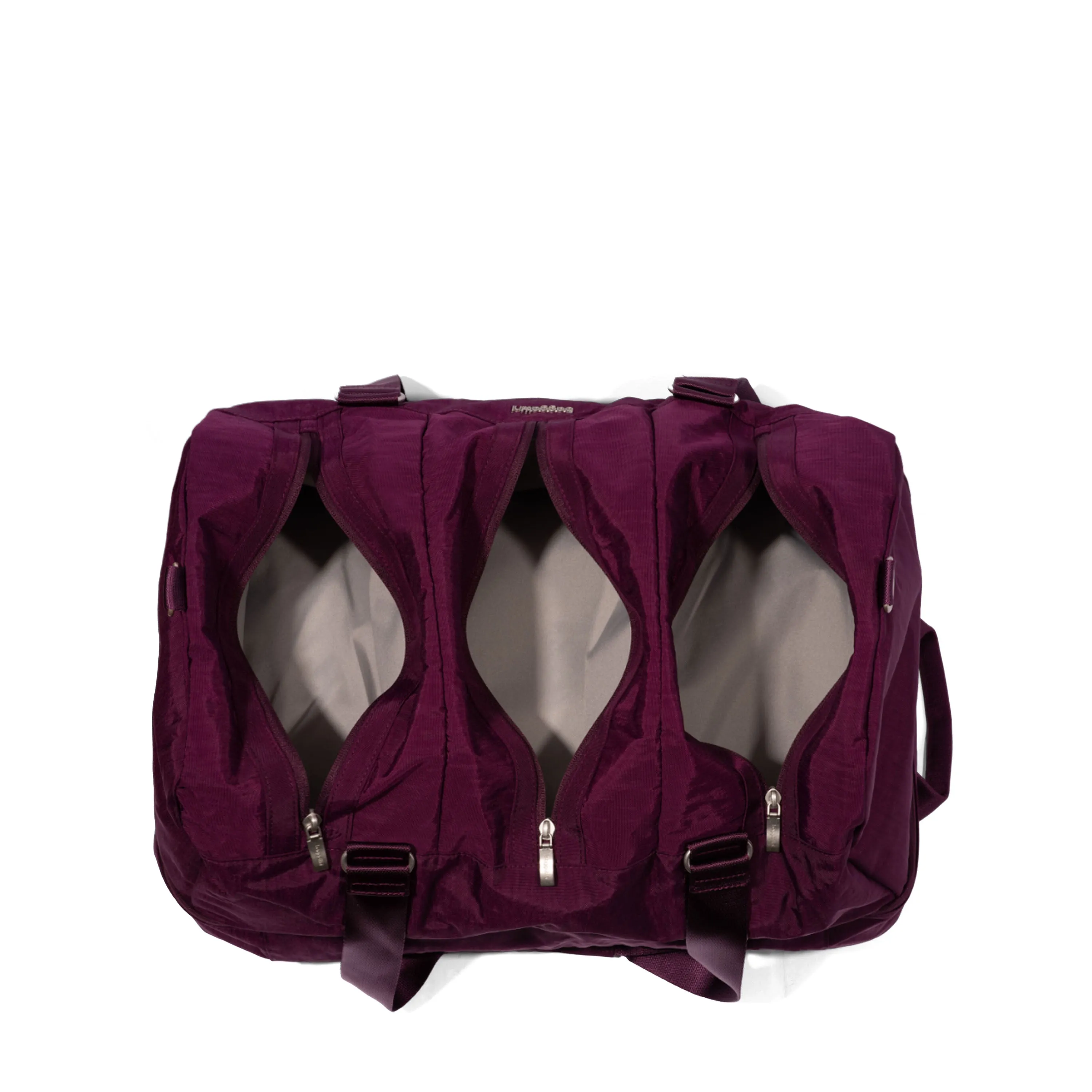baggallini MultiZip Convertible Duffel Bag Backpack