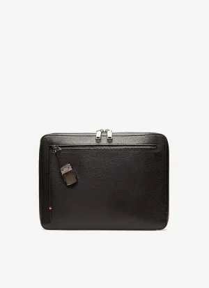 Bally Gabher Men's 6230945 Black Leather Handbag