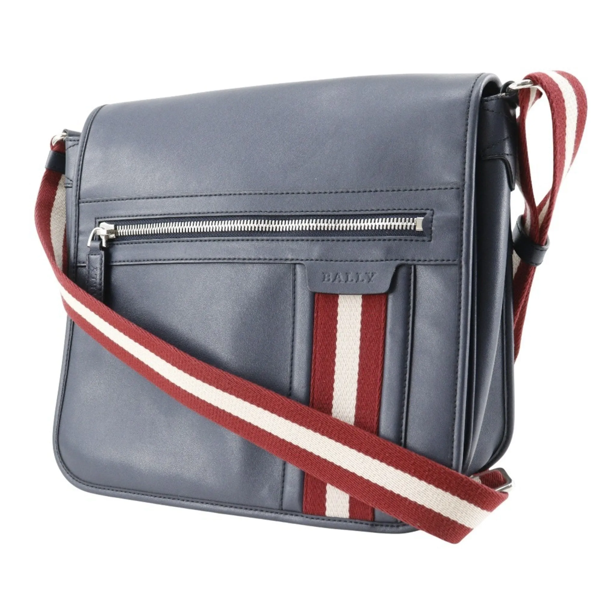 Bally Leather Shoulder Bag (Pre-Owned)