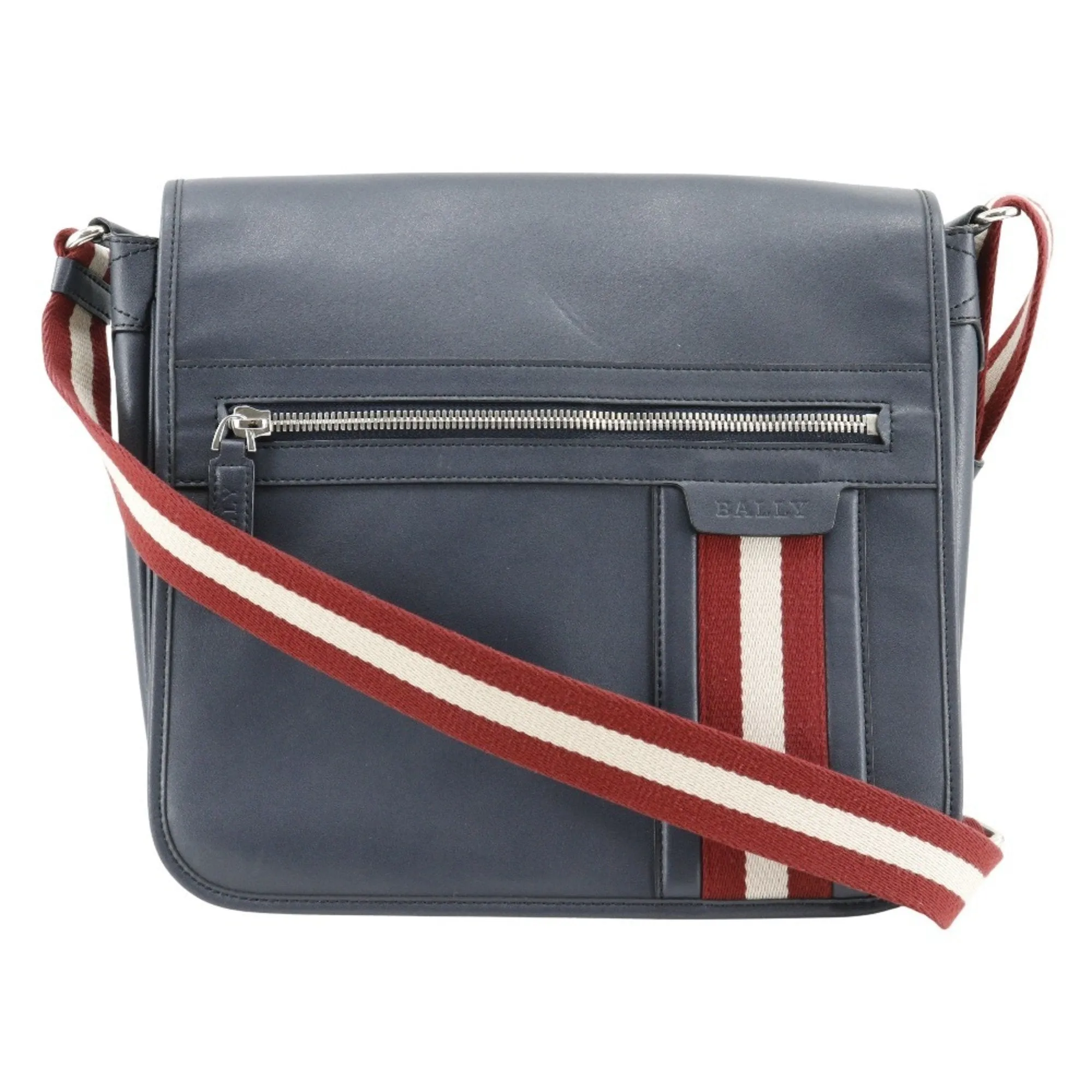 Bally Leather Shoulder Bag (Pre-Owned)