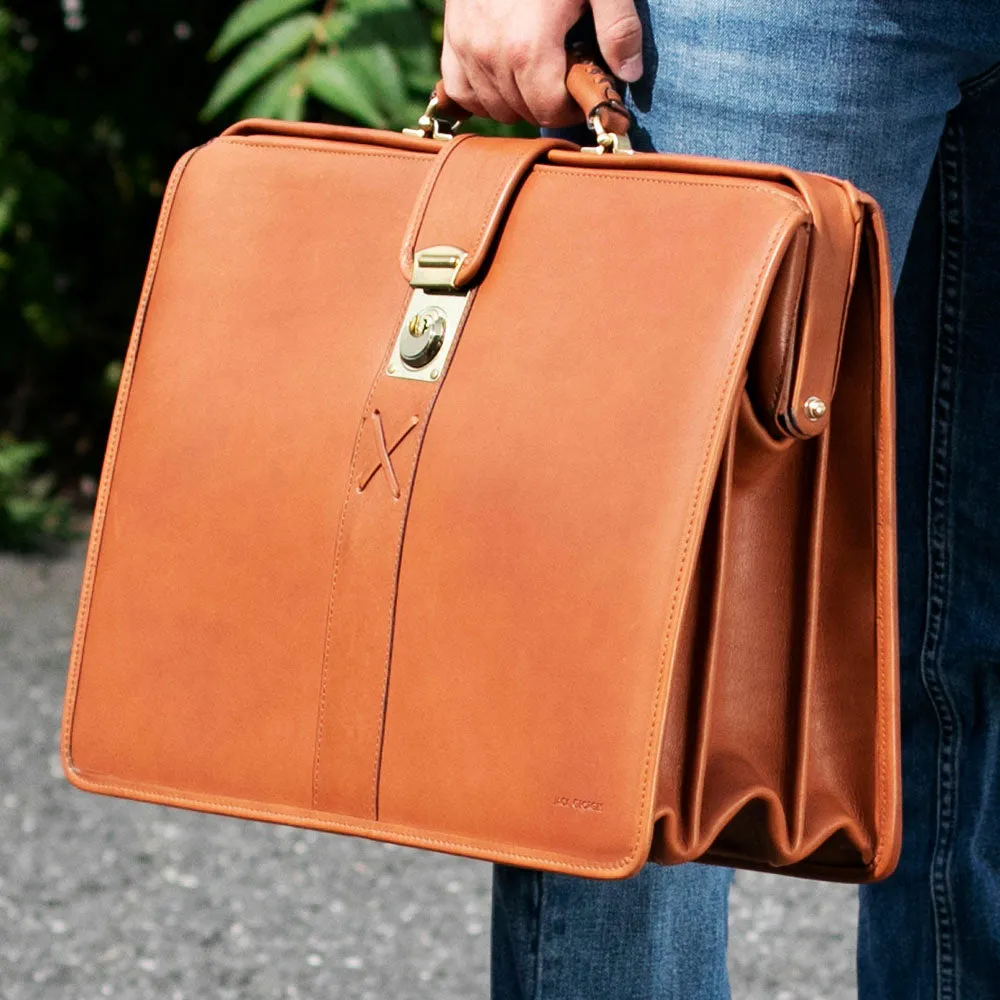 Belmont Classic Leather Briefbag #B2005