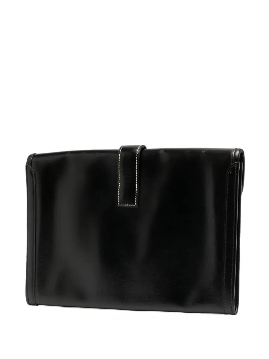 Black Hand-Painted Bandana Jige Clutch