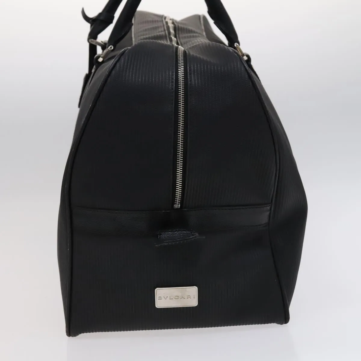 Bulgari Logo Mania Canvas Travel Bag (Pre-Owned)