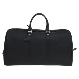 Bulgari Logo Mania Canvas Travel Bag (Pre-Owned)