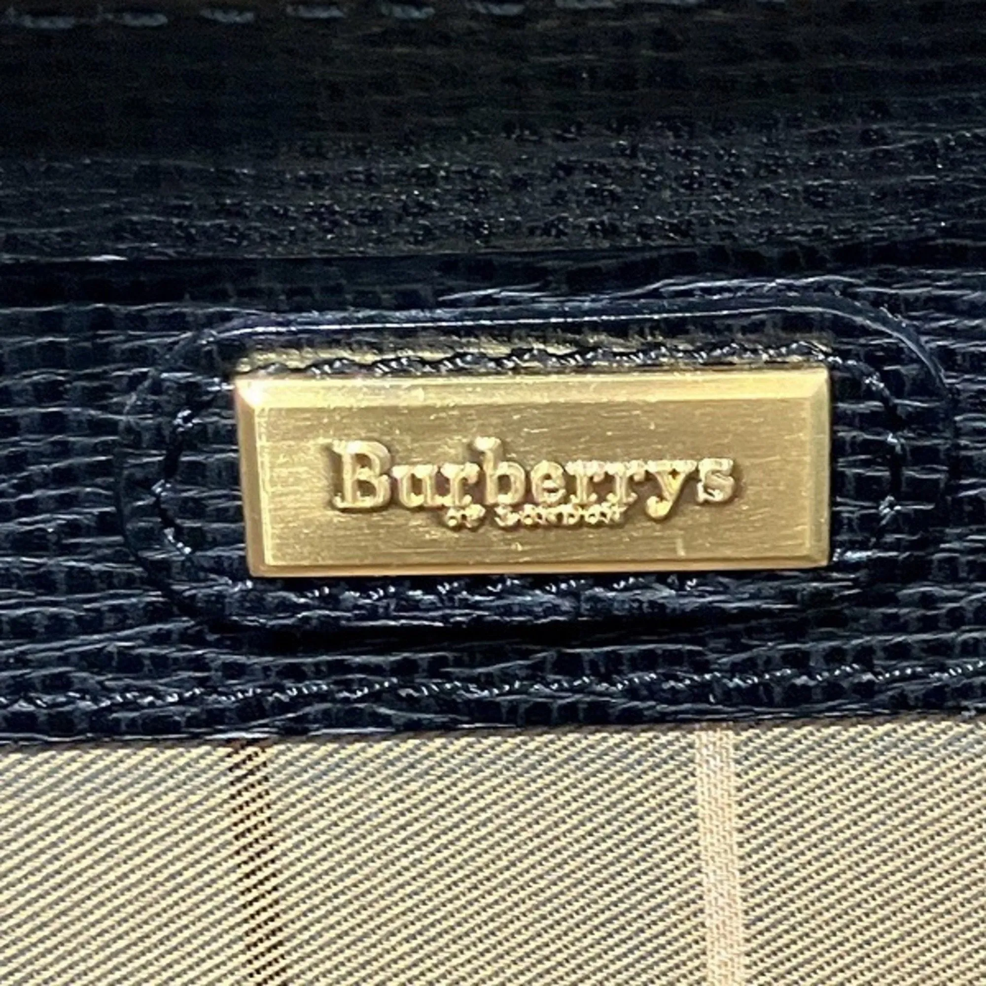Burberry  Leather Handbag (Pre-Owned)