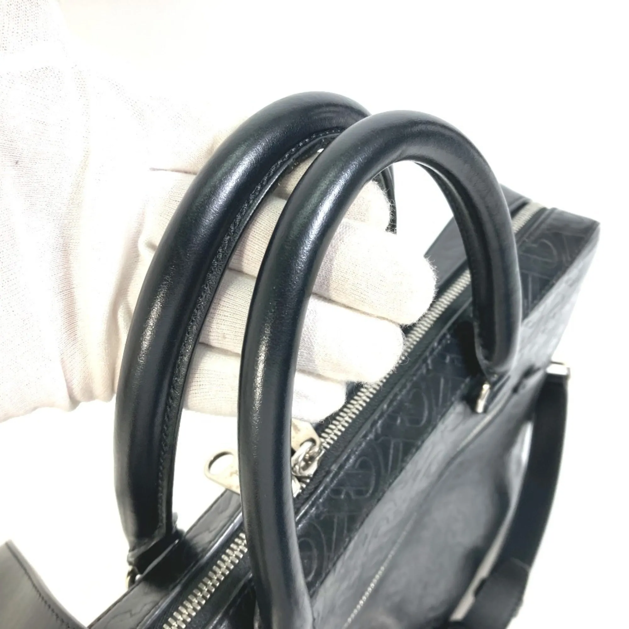 Burberry  Leather Handbag Shoulder Bag (Pre-Owned)