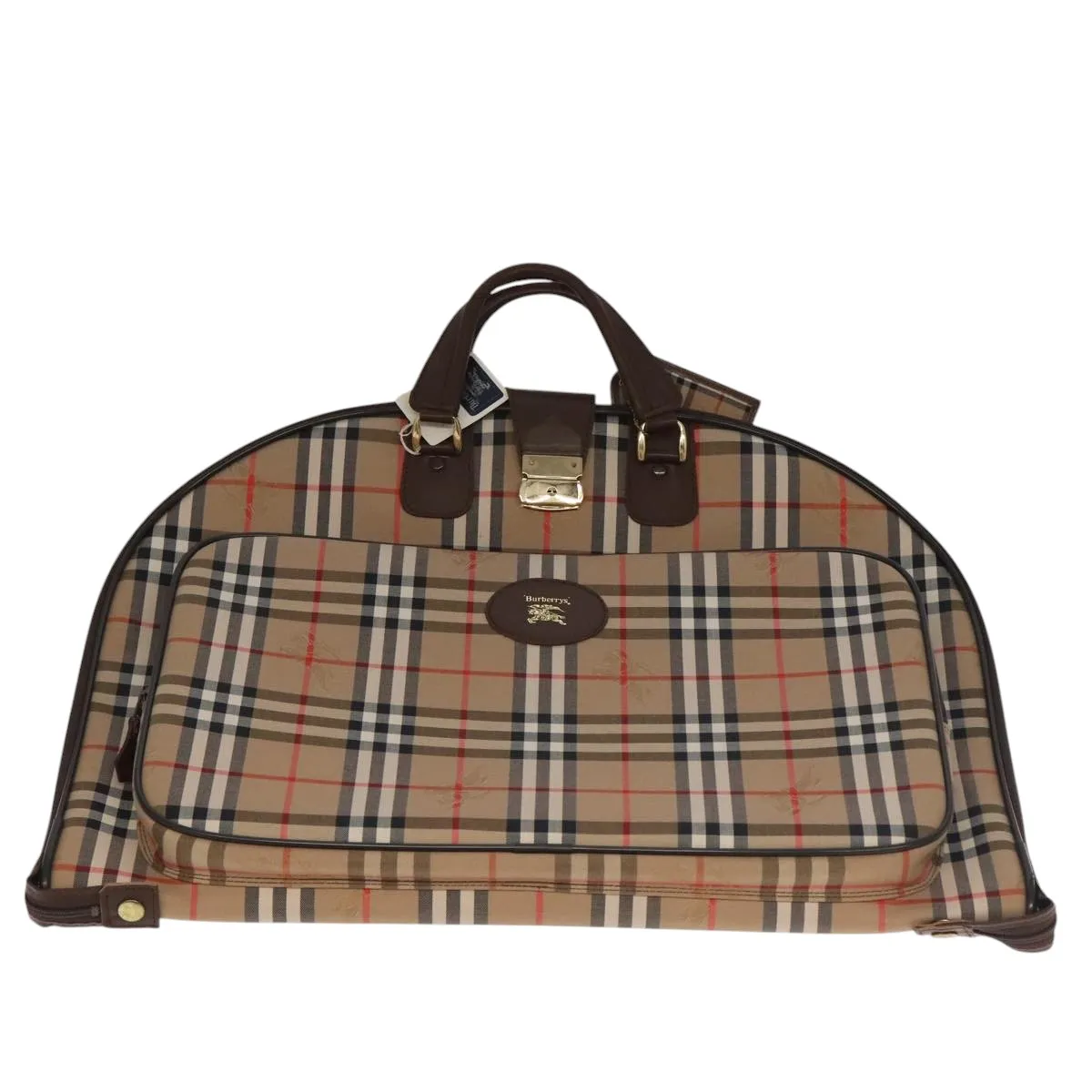 Burberry Nova Check Canvas Travel Bag (Pre-Owned)