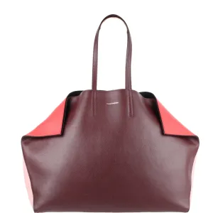 Butterfly De Manta Tote, Bi-Colour Red/Lust