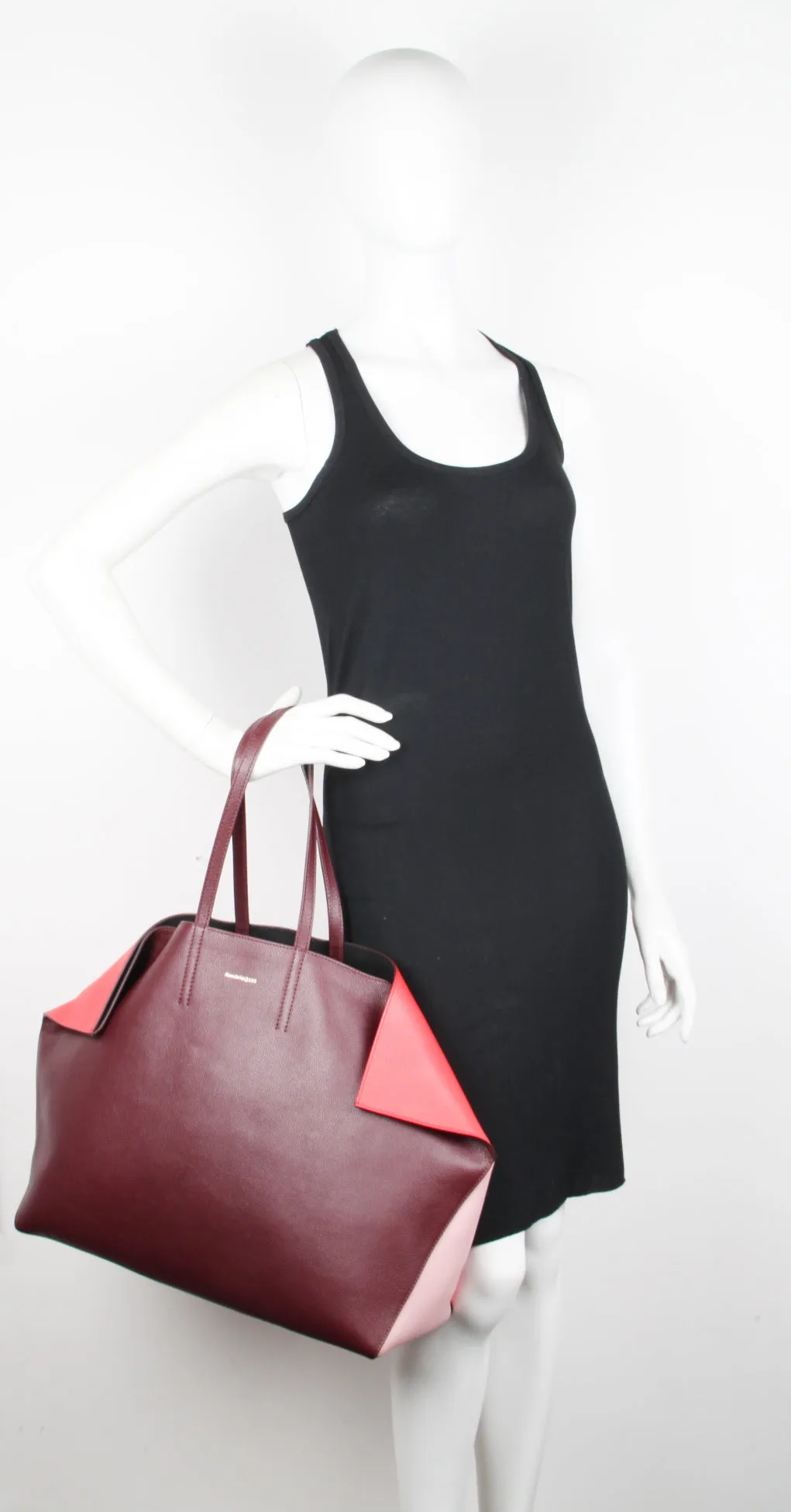 Butterfly De Manta Tote, Bi-Colour Red/Lust