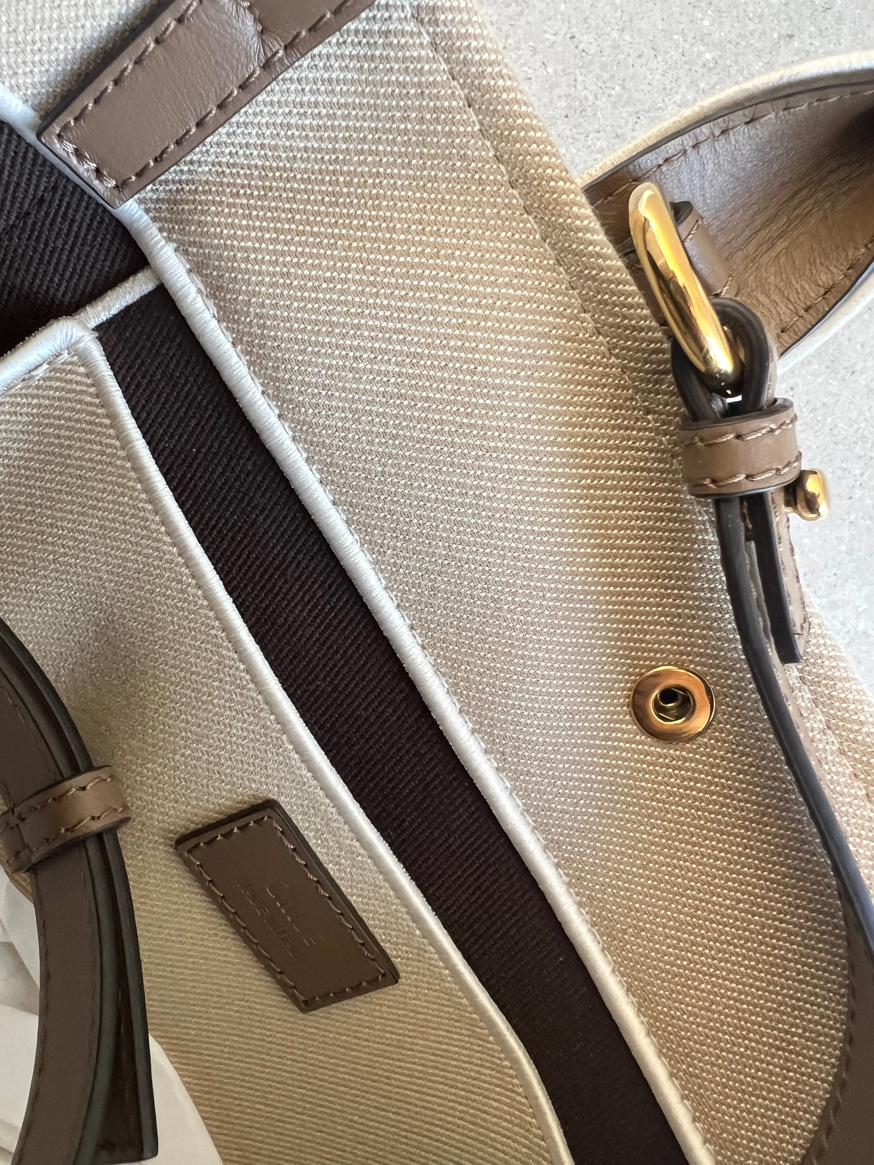 Canvas Carry Tote, Vegetal Beige