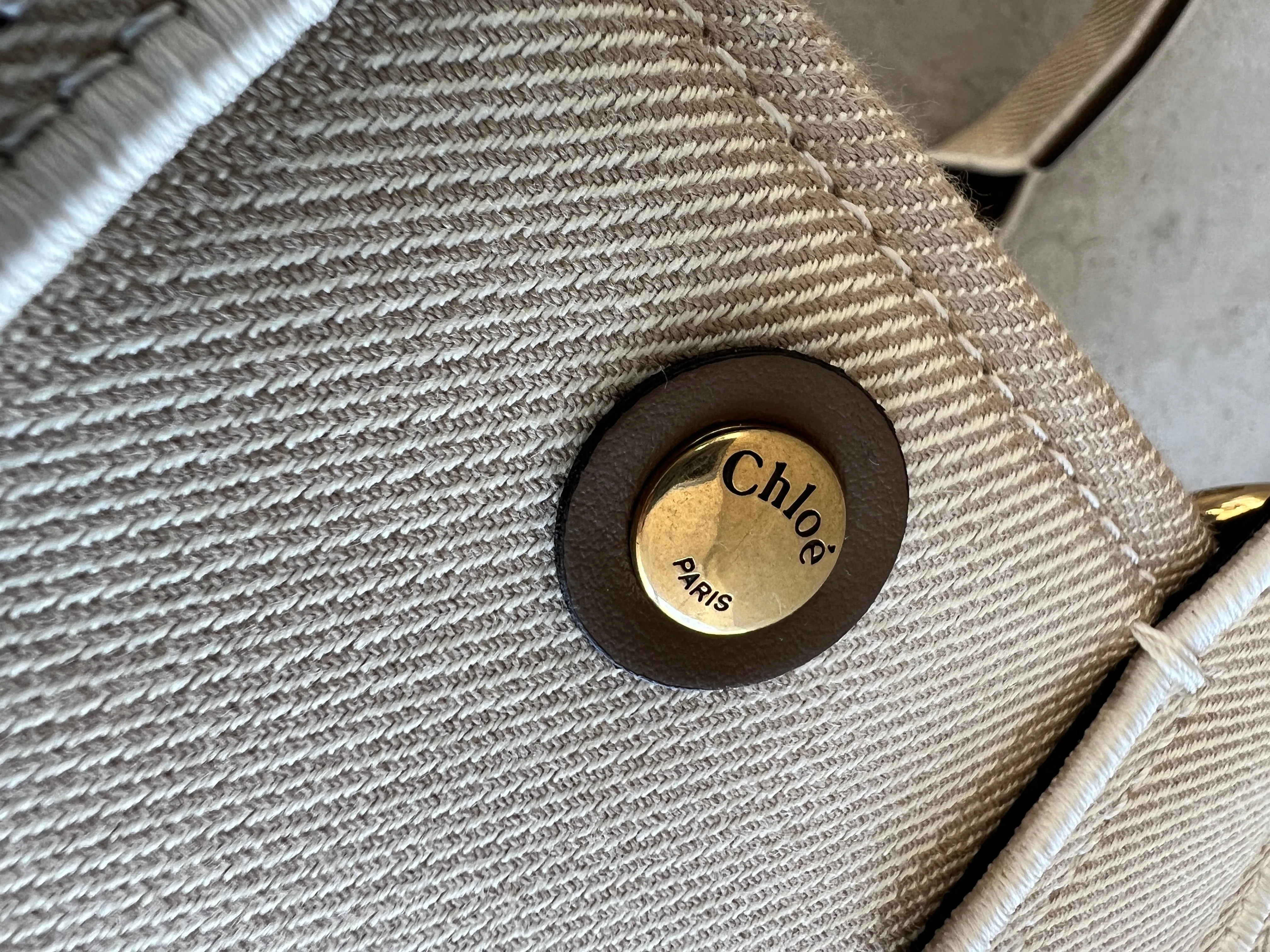 Canvas Carry Tote, Vegetal Beige