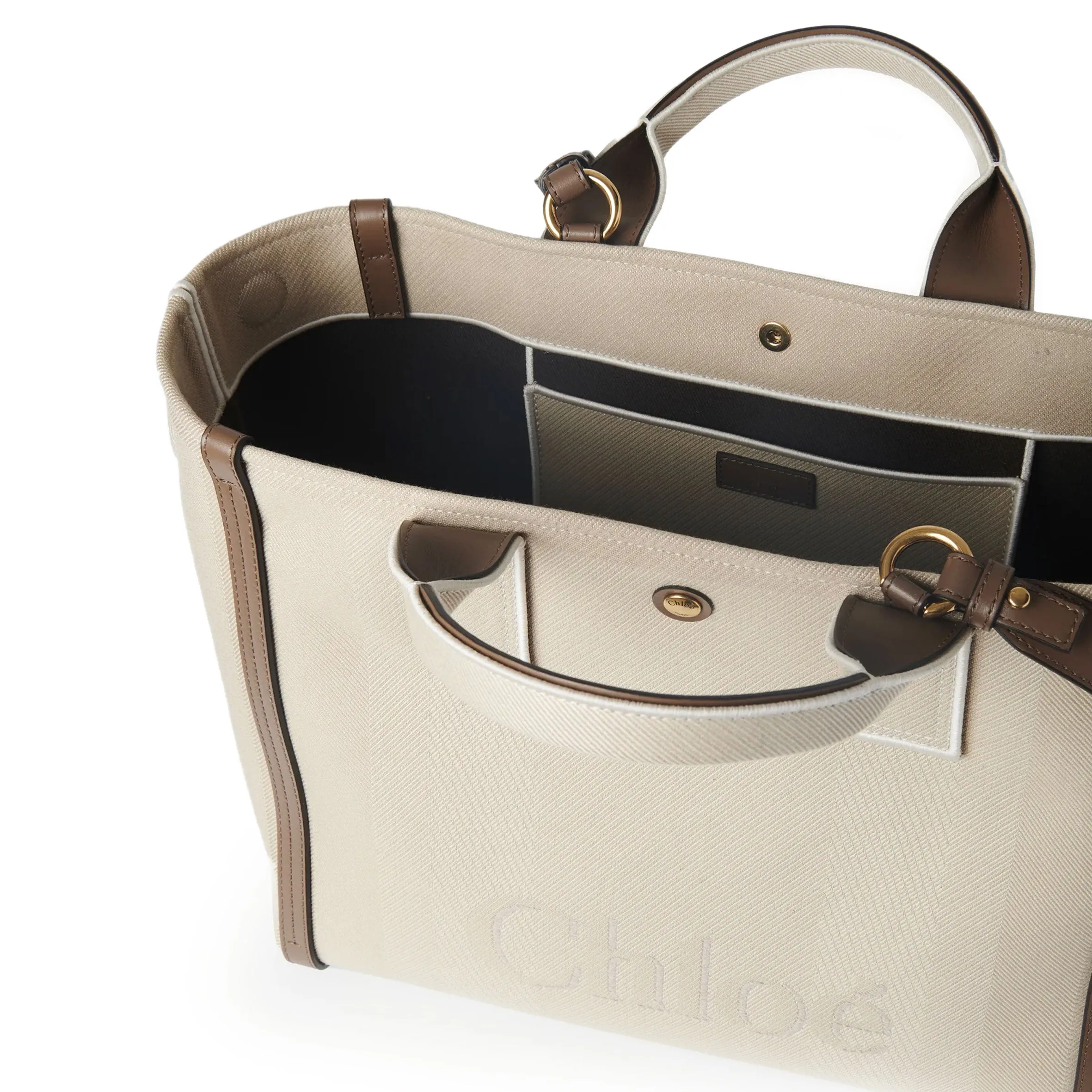 Canvas Carry Tote, Vegetal Beige