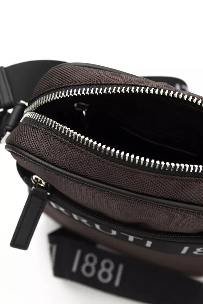 Cerruti 1881 Elegant  Nylon-Leather Messenger Men's Bag