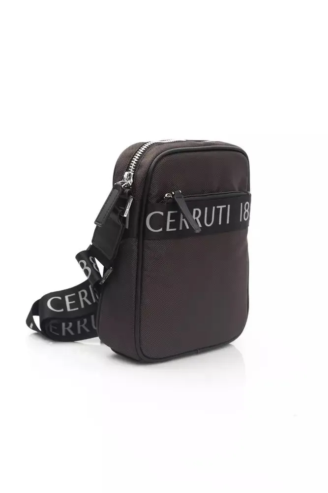 Cerruti 1881 Elegant  Nylon-Leather Messenger Men's Bag