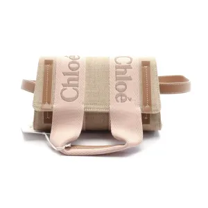 Chlo pink Canvas Leather Fanny Pack (Pre-Owned)