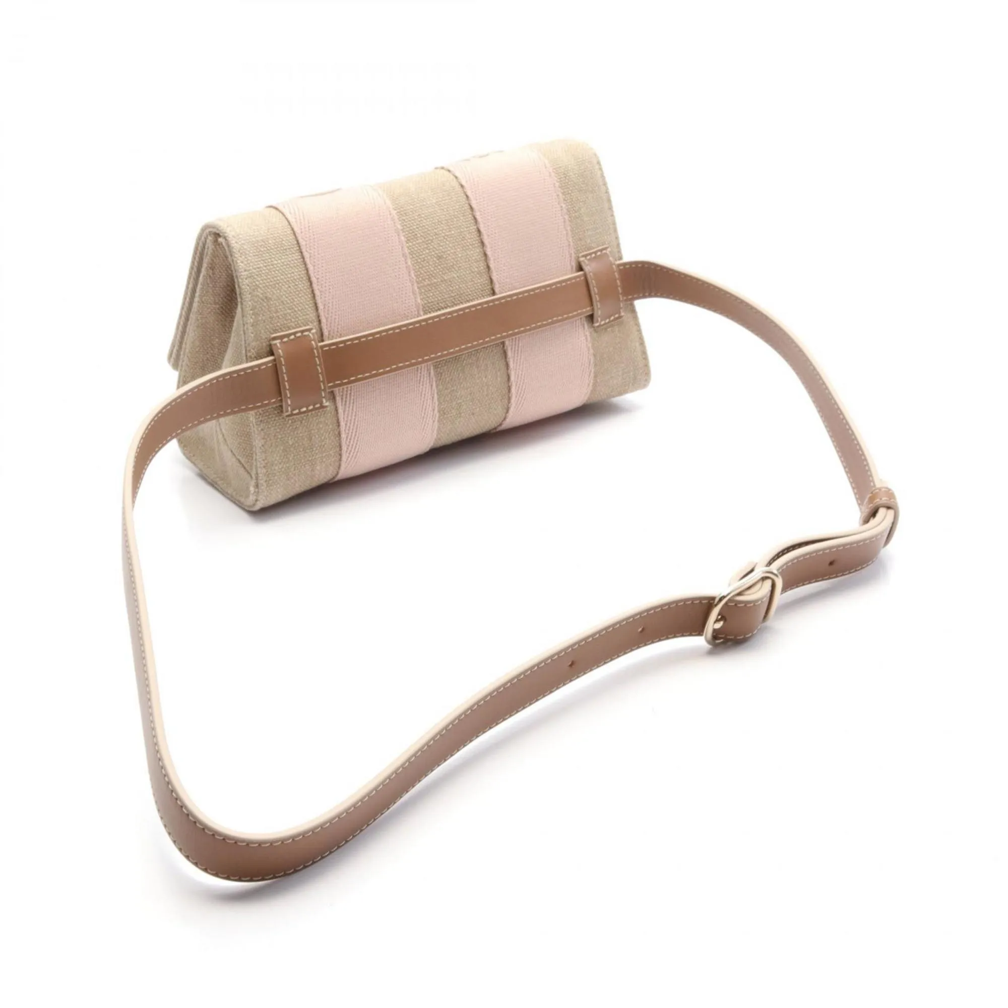 Chlo pink Canvas Leather Fanny Pack (Pre-Owned)