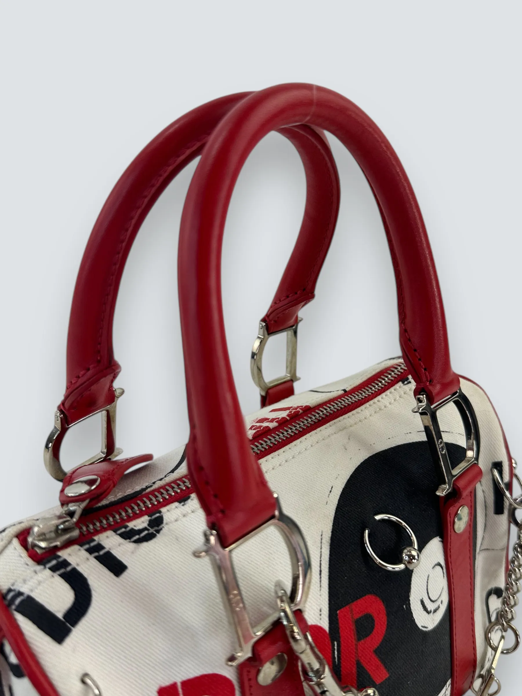 Christian Dior Hardcore Pierced Boston Small Tote