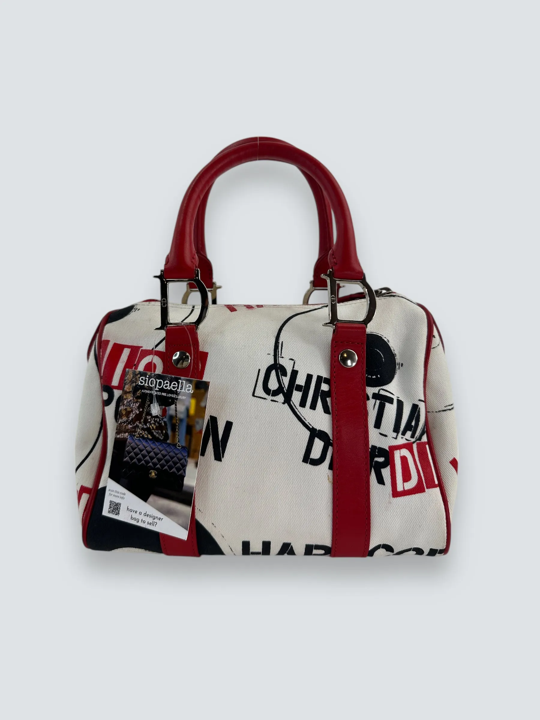 Christian Dior Hardcore Pierced Boston Small Tote