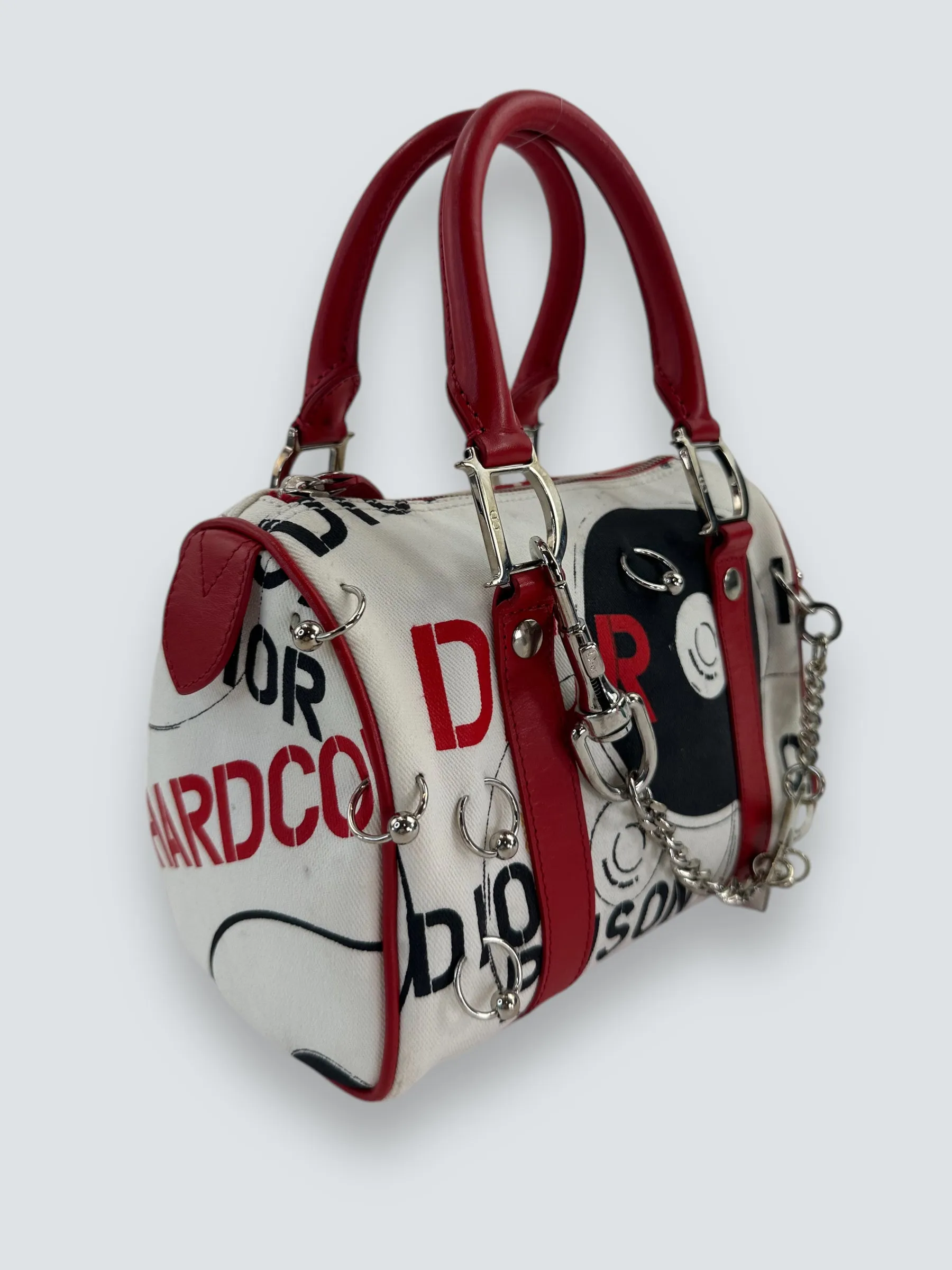 Christian Dior Hardcore Pierced Boston Small Tote