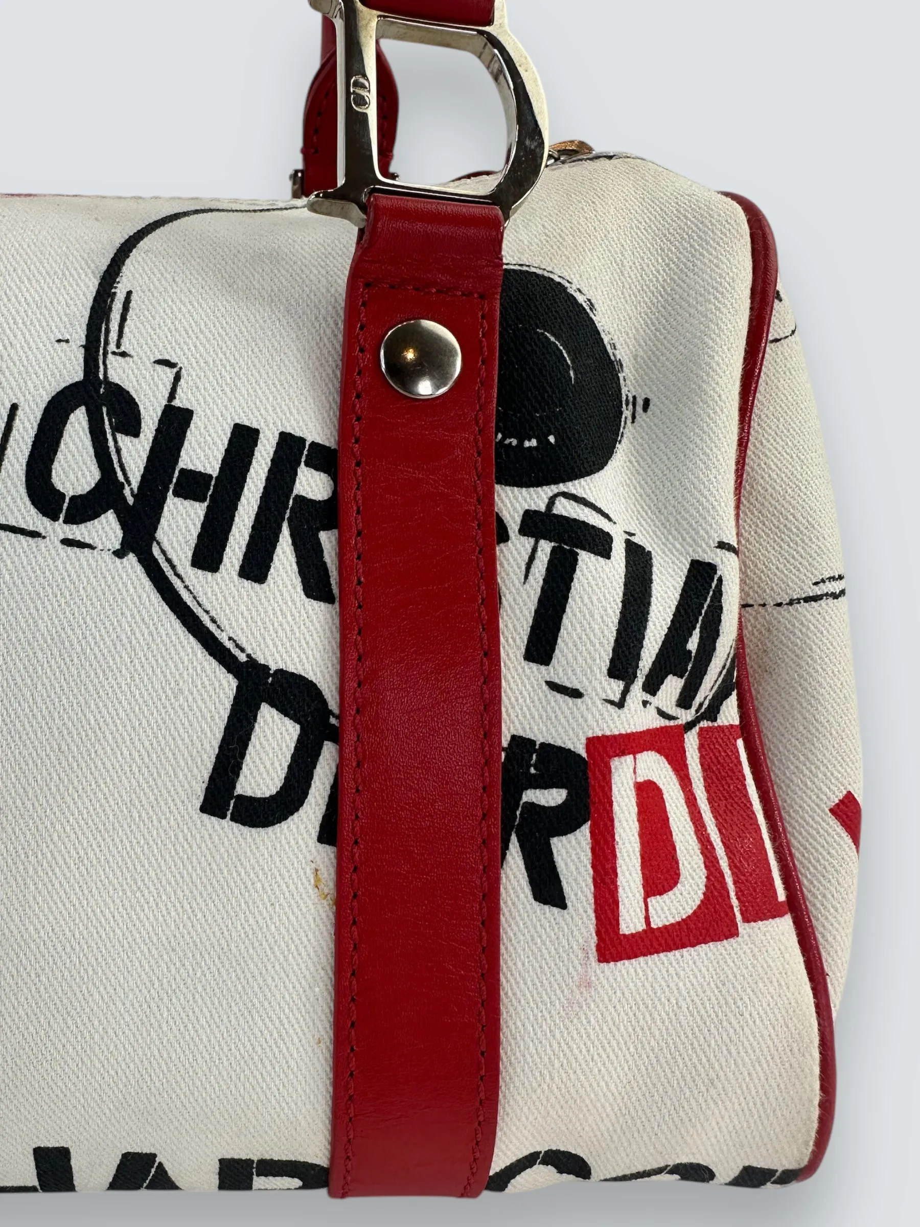 Christian Dior Hardcore Pierced Boston Small Tote
