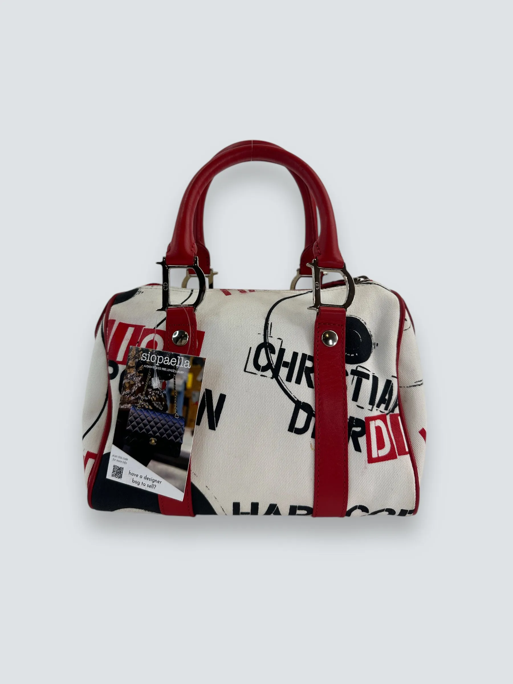 Christian Dior Hardcore Pierced Boston Small Tote