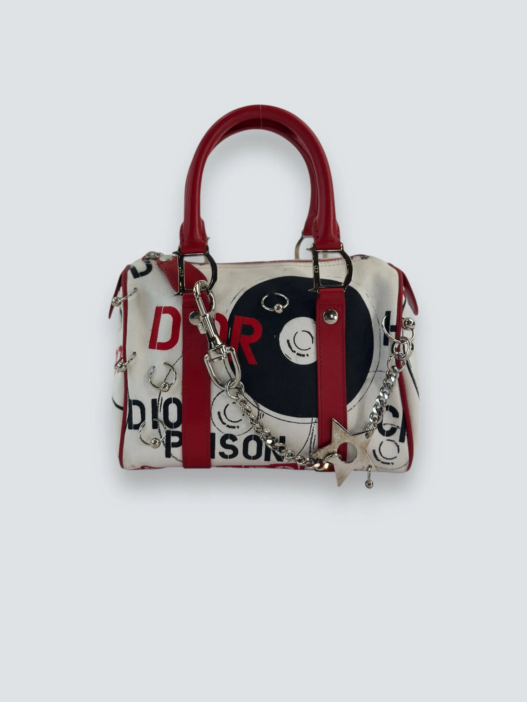 Christian Dior Hardcore Pierced Boston Small Tote