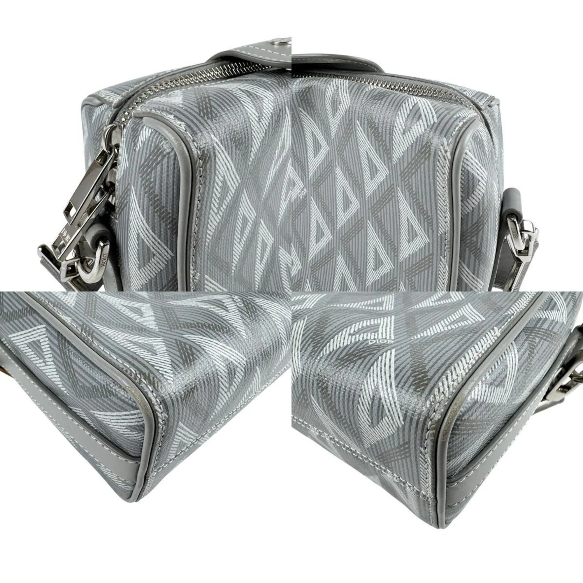 Christian Dior Leather Pvc Shoulder Bag (Pre-Owned)