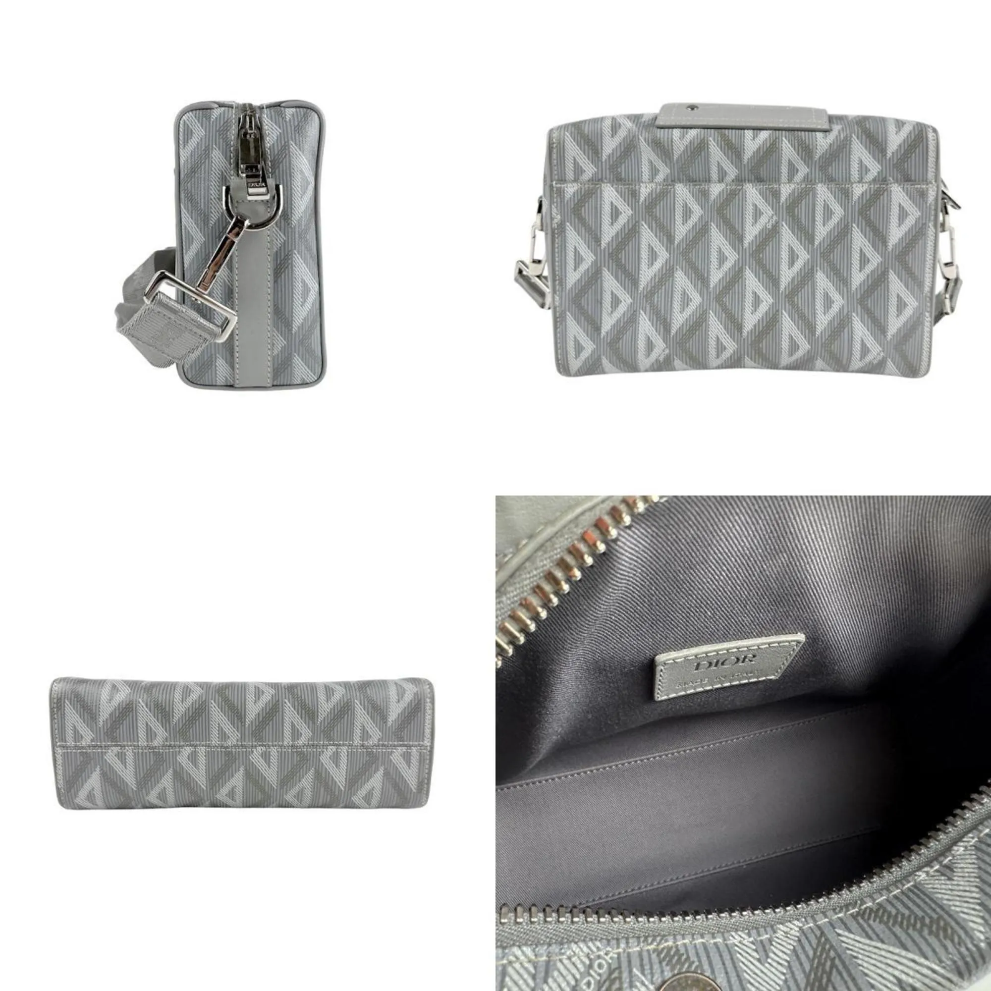 Christian Dior Leather Pvc Shoulder Bag (Pre-Owned)