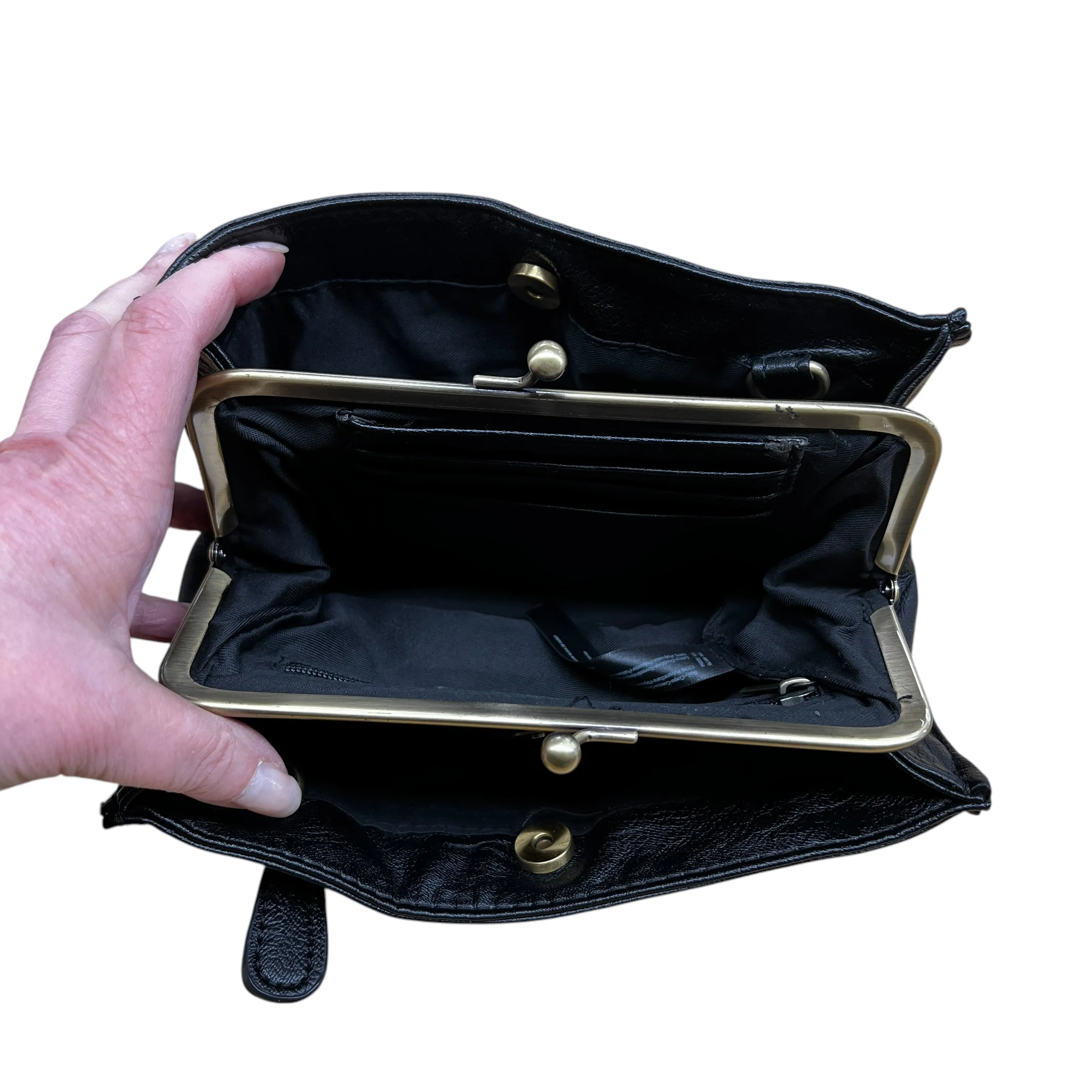 Clutch By Anthropologie In Black, Size:Small