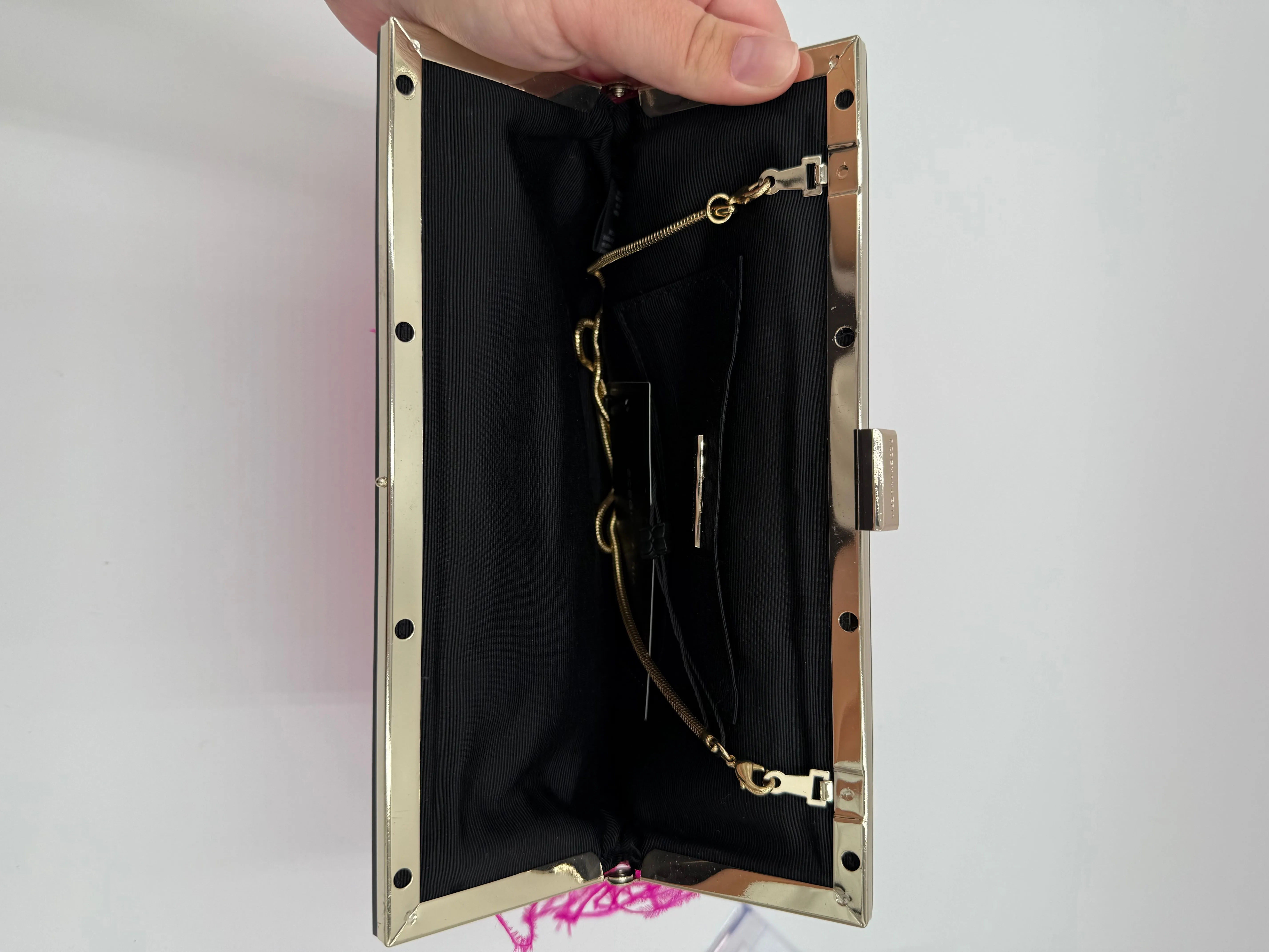 Clutch By Bcbgmaxazria In Pink, Size:Large