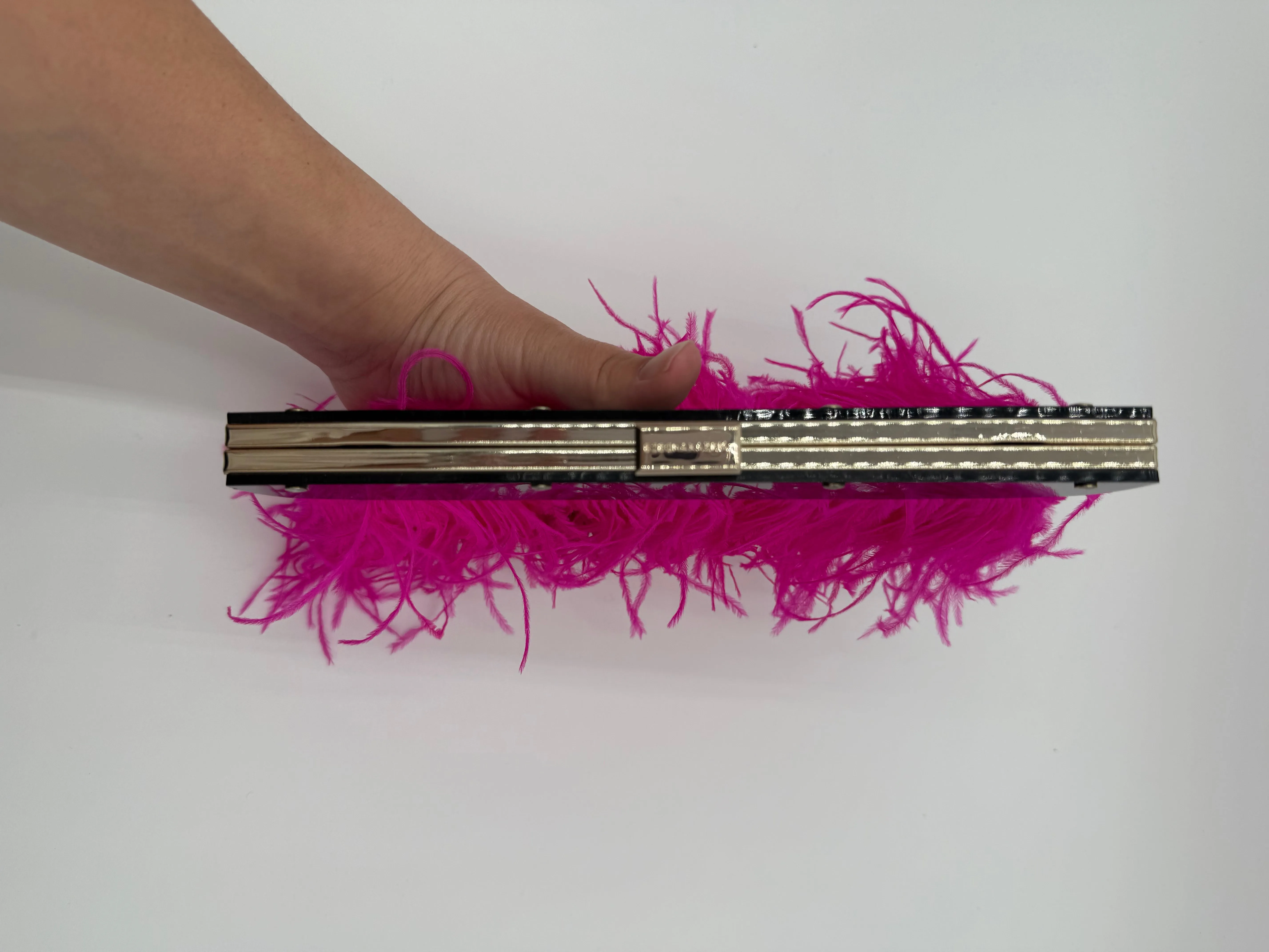Clutch By Bcbgmaxazria In Pink, Size:Large