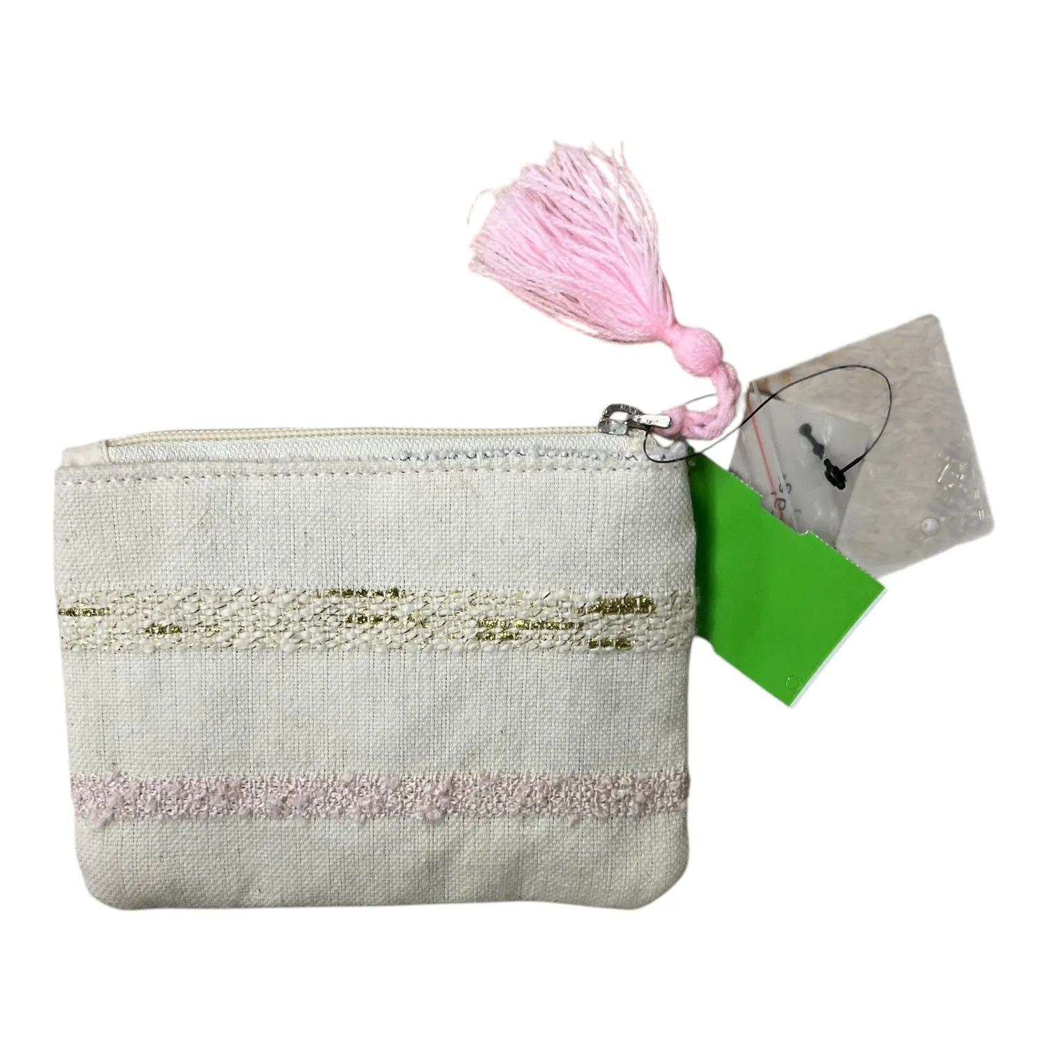 Clutch By Francesca??S In Cream & Orange, Size:Small