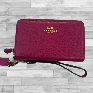 Clutch Designer By Coach, Size: Small