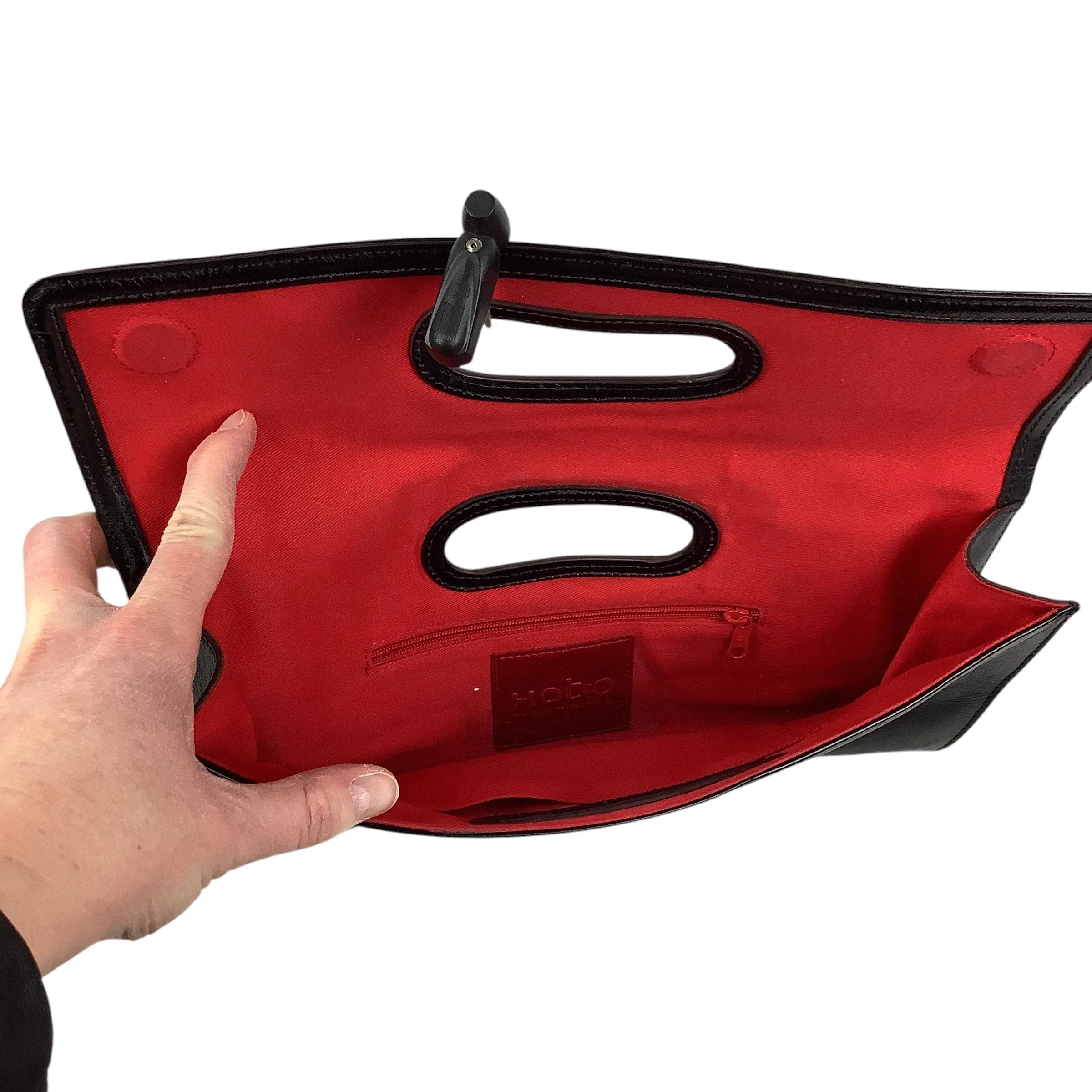 Clutch Leather By Hobo Intl, Size: Large