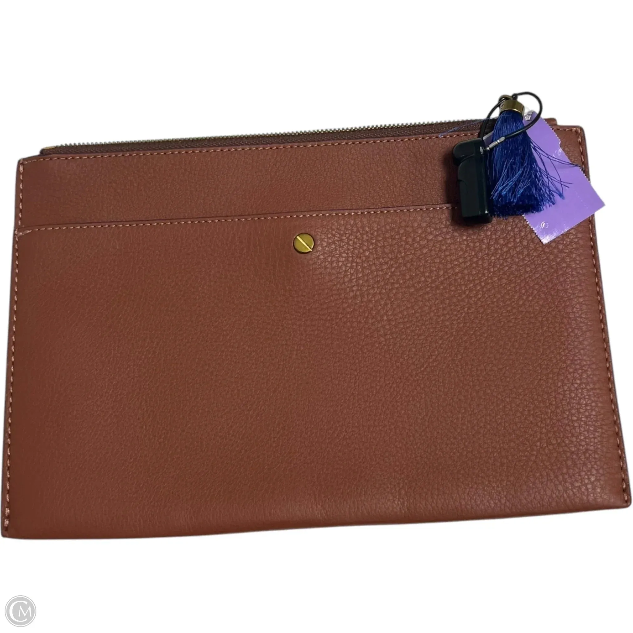 Clutch Leather By J. Crew, Size: Large