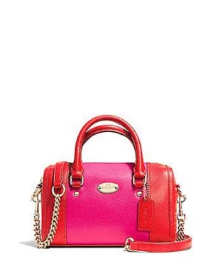Coach Bicolor Crossgrain Baby Bennett Satchel