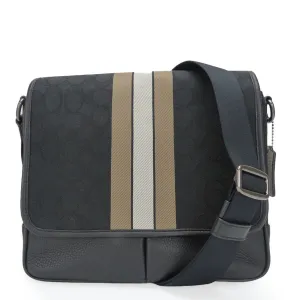 Coach Canvas Leather Shoulder Bag (Pre-Owned)