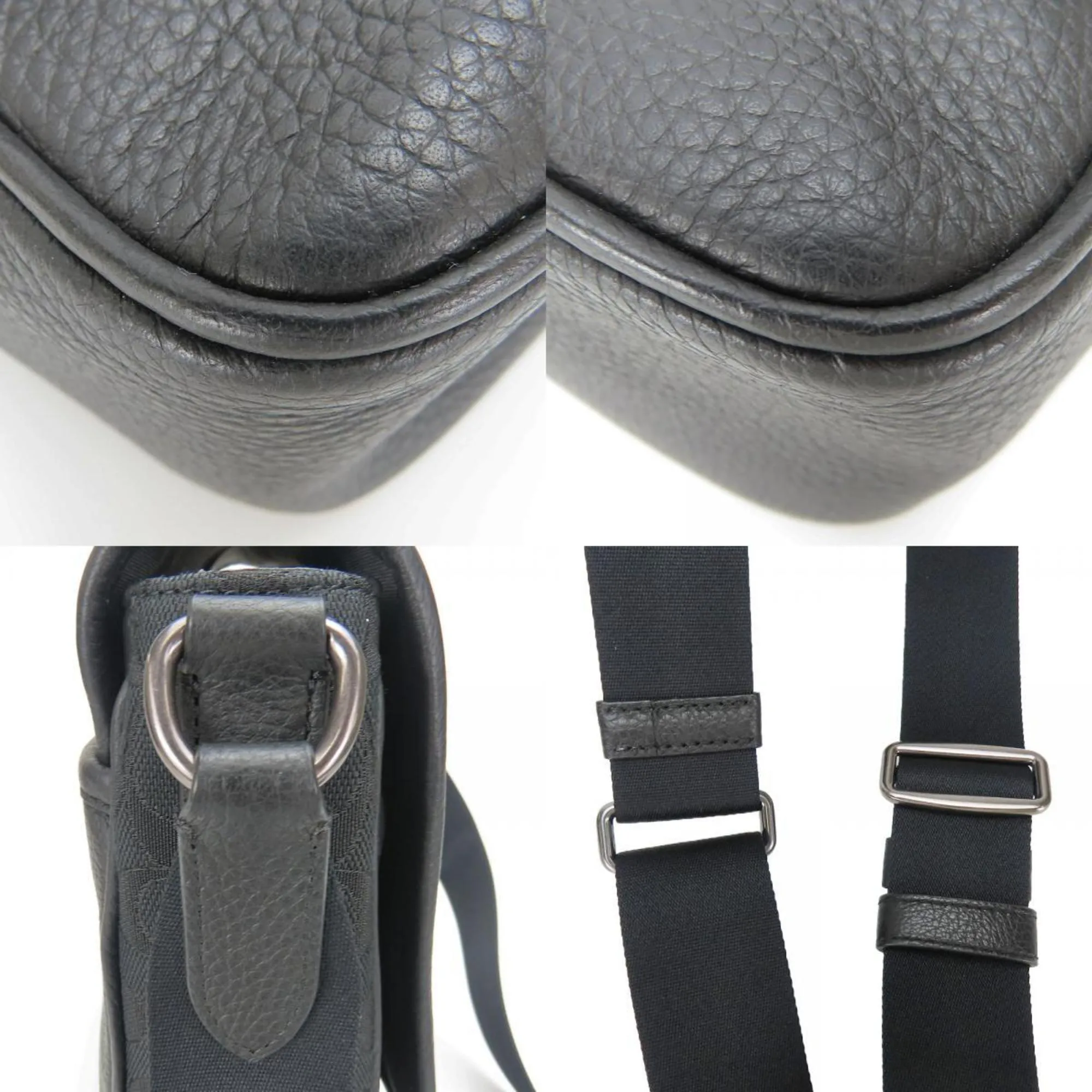 Coach Canvas Leather Shoulder Bag (Pre-Owned)