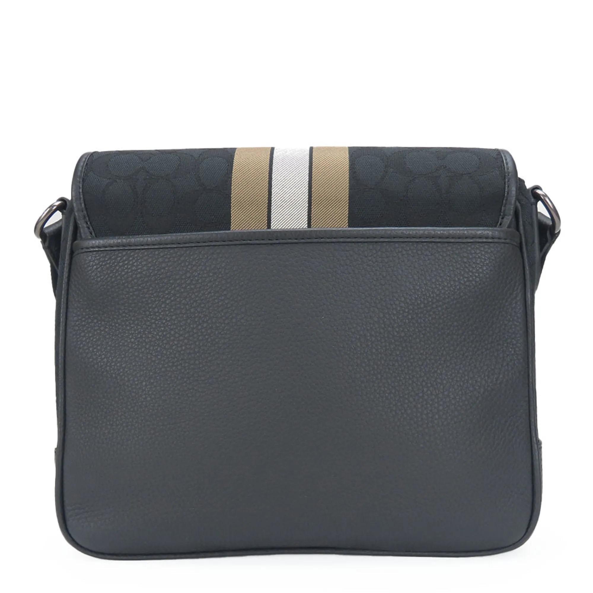 Coach Canvas Leather Shoulder Bag (Pre-Owned)