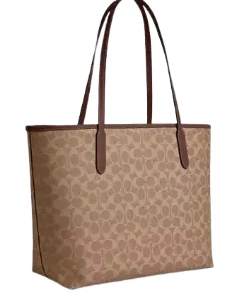 Coach City Tote Bag In Signature Canvas