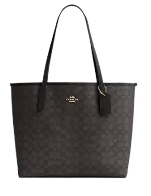 Coach City Tote Bag In Signature Canvas