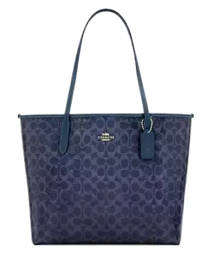 Coach City Tote Bag In Signature Canvas