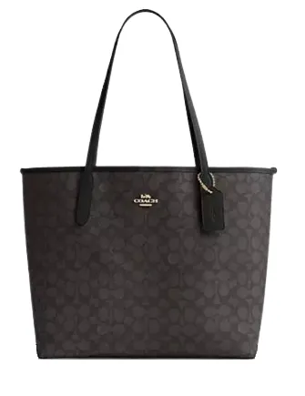 Coach City Tote Bag In Signature Canvas