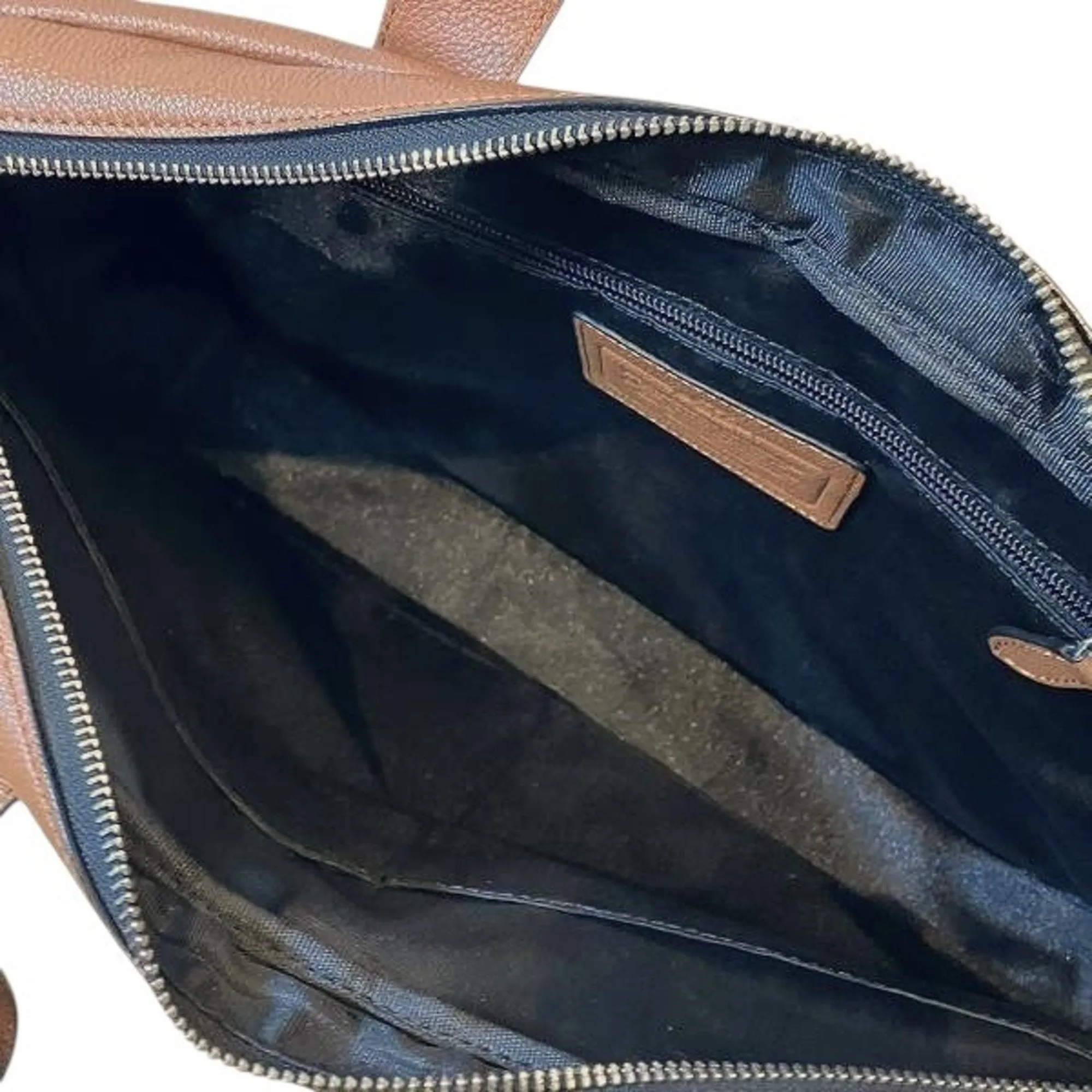 Coach Leather Briefcase Tote Bag (Pre-Owned)