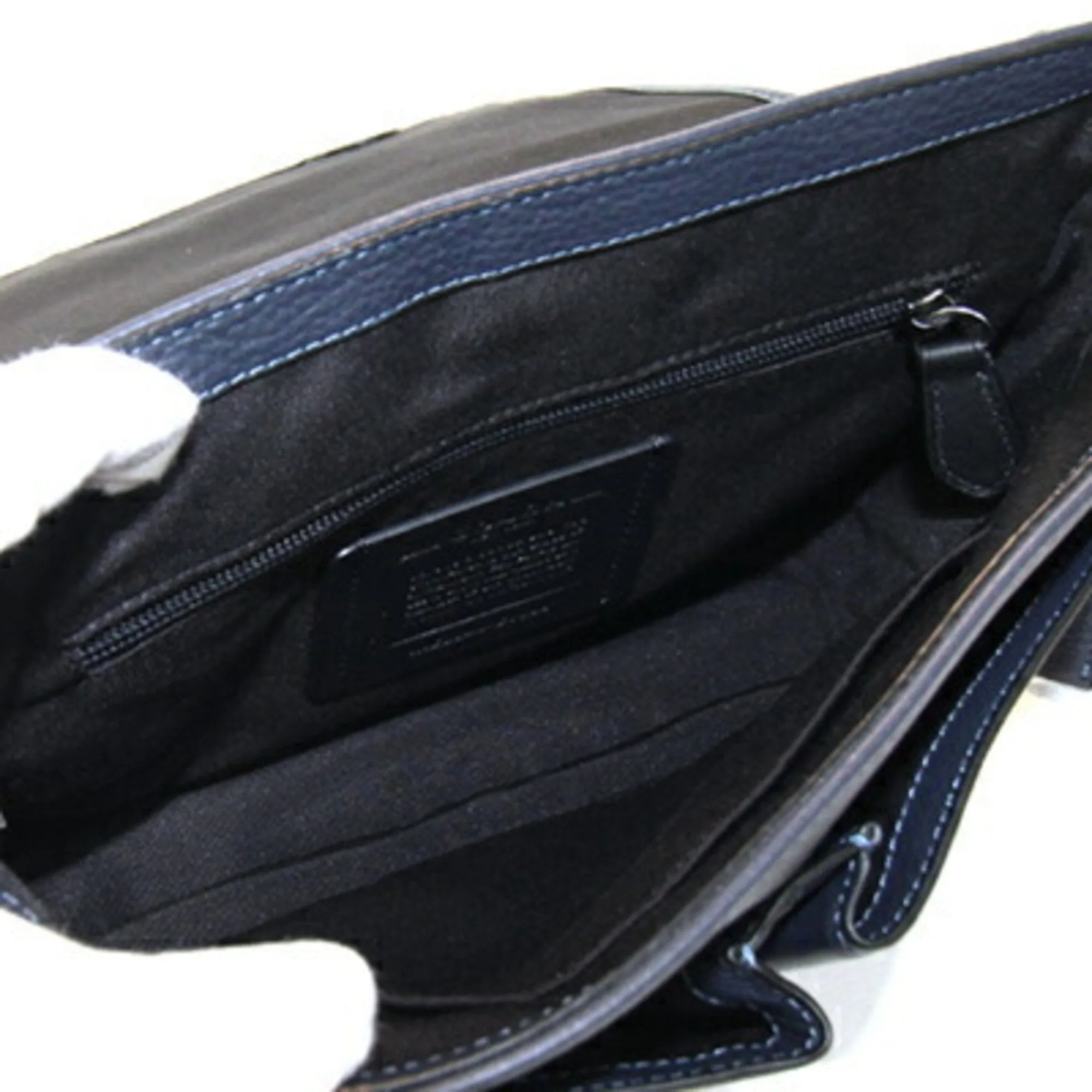 Coach Leather Canvas Shoulder Bag (Pre-Owned)
