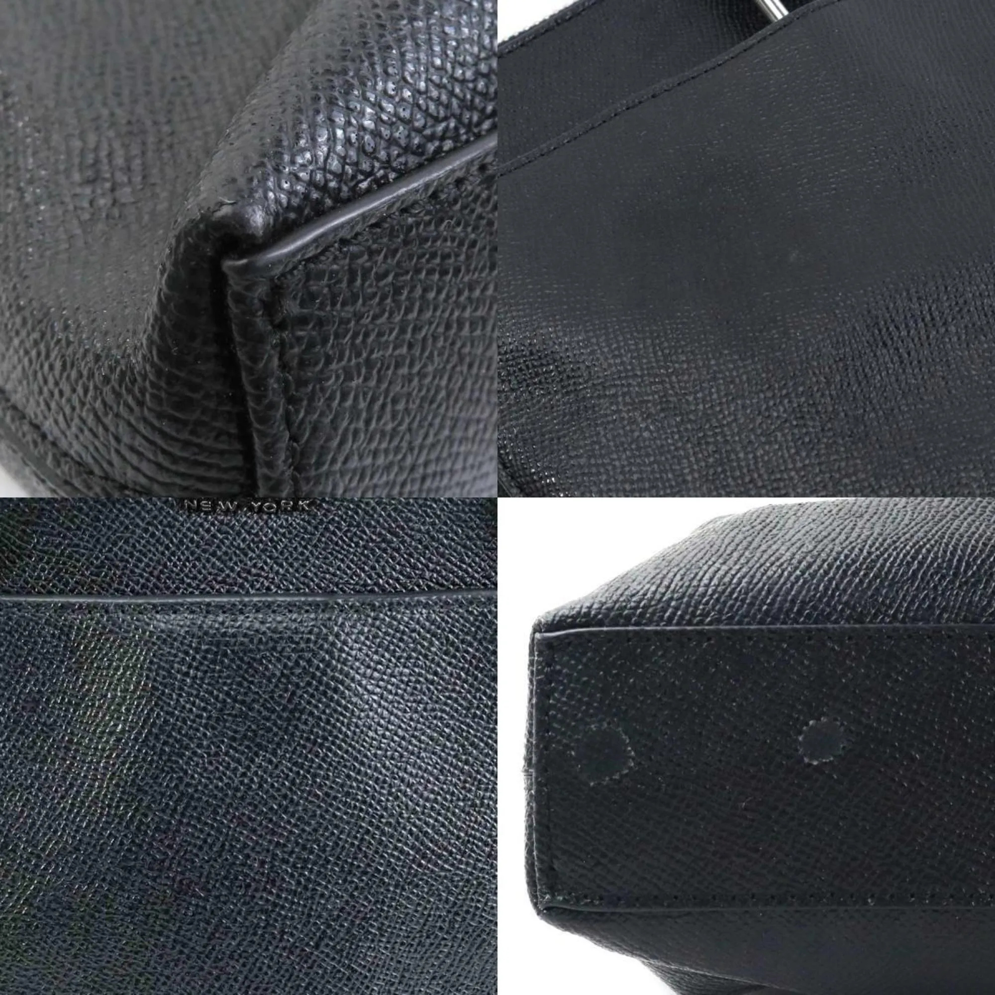 Coach Leather Handbag Shoulder Bag (Pre-Owned)